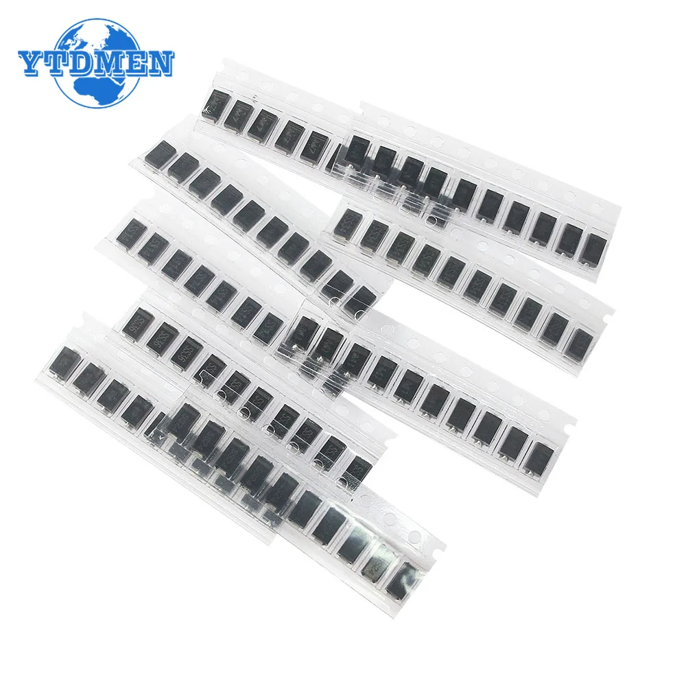 Gleichrichterdiode 1N4007 1N4001 1N4004 SS14 SS24 SS34 SS16 (90 Stück) – Bild 4