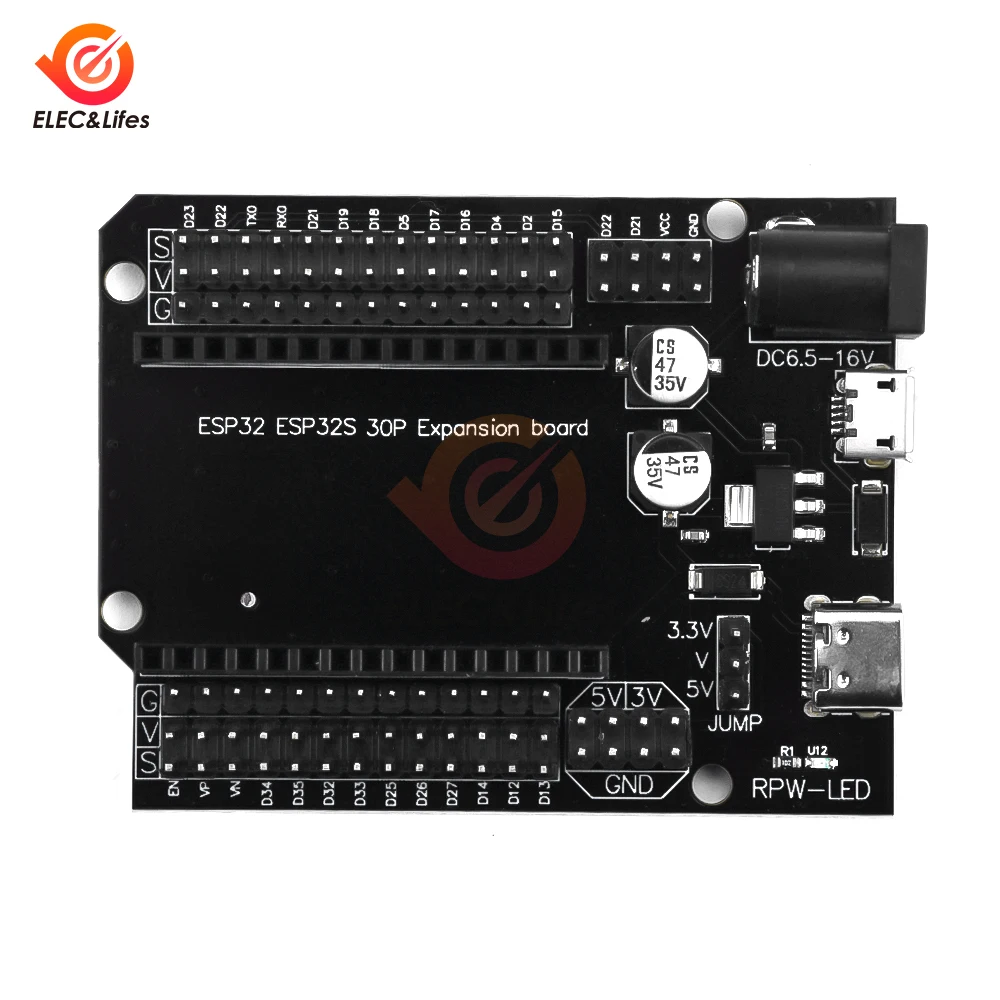 ESP32-32S Expansion Development Board 30P DEVKIT V1 Power Board Modul ESP32S Shield Development Expansion