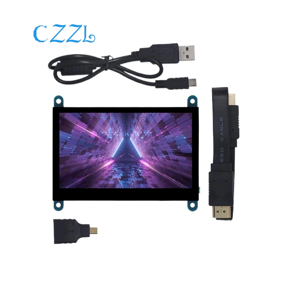 4,3 Zoll Himbeer kuchen HDMI Raspberry Pi Display LCD 3b/4b USB – Bild 2