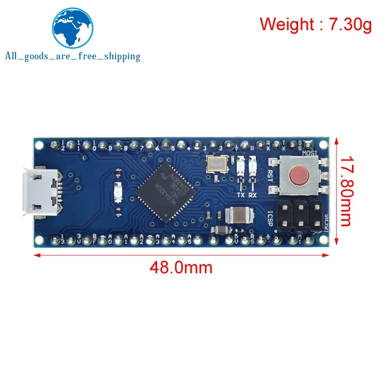 TZT ATmega32u4 5V 16MHZ Micro Controller Board Modul Kompatibel – Bild 2