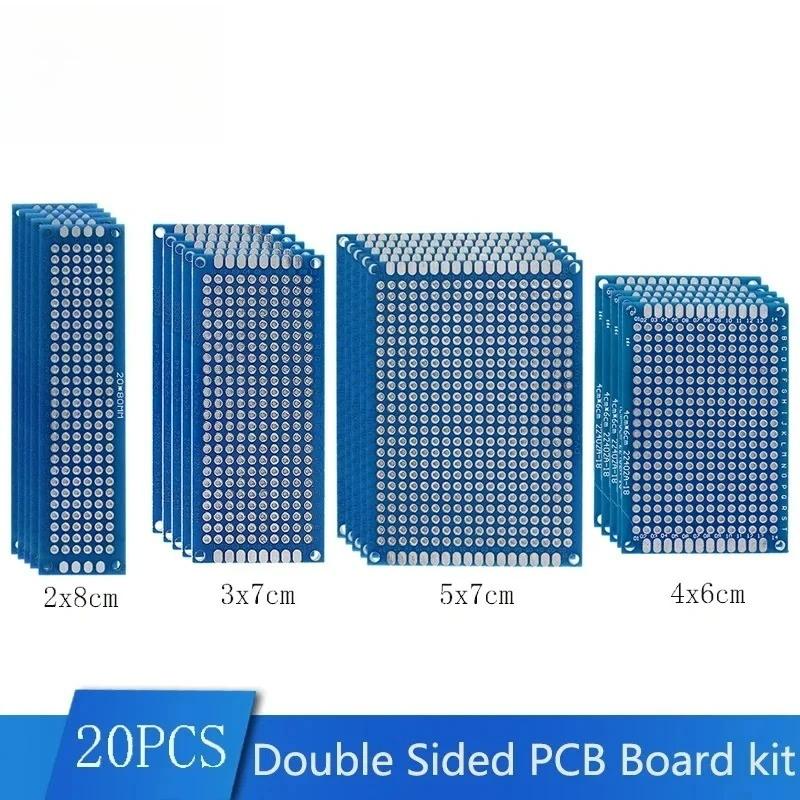 PCB Kit Board Prototyp Breadboard Doppelseitige (20 Stück) – Bild 4