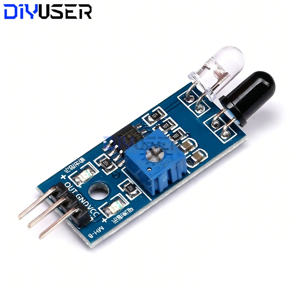 IR-Hindernissensor-Modul 3-Pin Einstellbar 2-40cm Erfassungsbereich – Bild 6