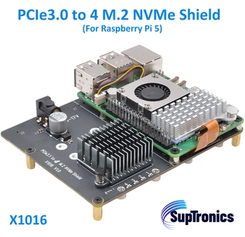PCIe3.0 bis 4 M.2 NVMe-Schild für Raspberry Pi 5