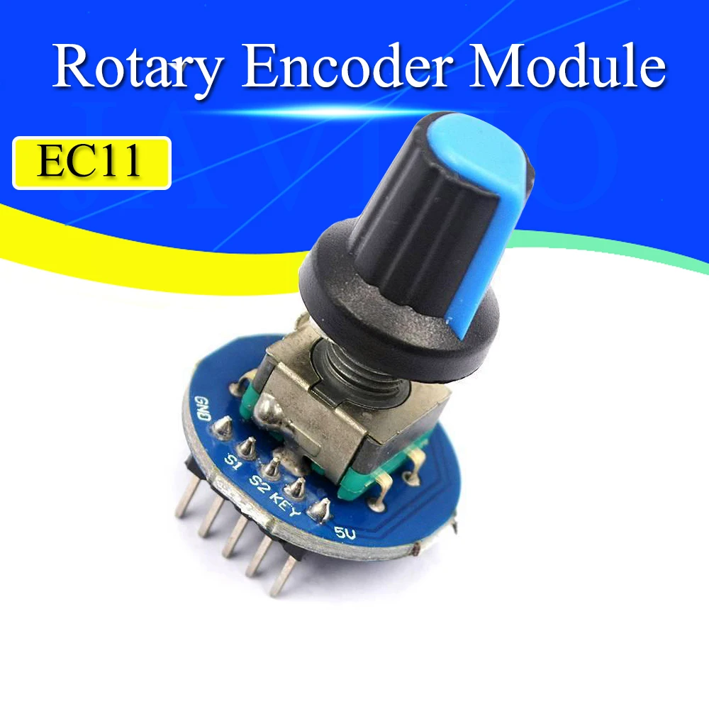Drehgebermodul mit Schalter für Arduino Brick Sensor Entwicklung Runder Audio-Drehpotentiometer-Knopf EC11