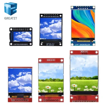 TFT-Display 0,96/1,3/1,44/1,8/2,4/2,8/3,5 Zoll TFT-Vollfarbbildschirm LCD-Modul ST7735 ILI9341