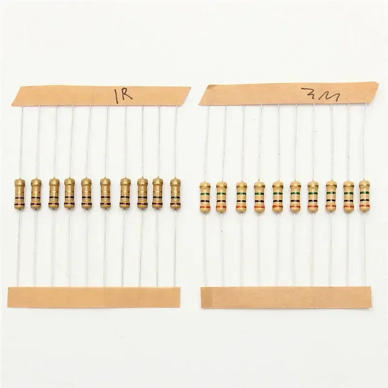 Widerstand Sortiment Kit Set 1Ohm-3M 0,5 W Carbon Film (300 Stück) – Bild 4