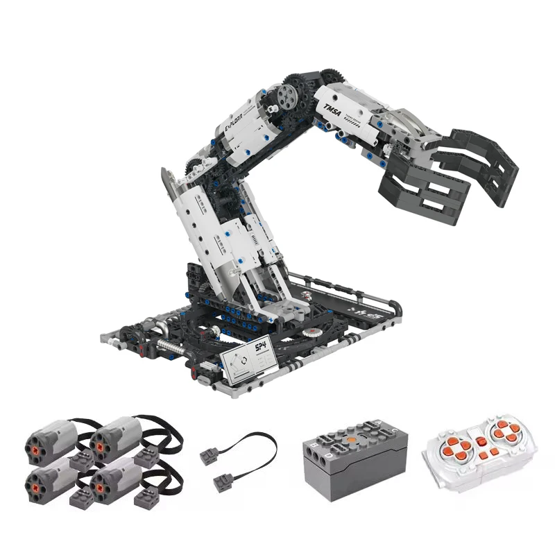 Roboterarm-Bausteine, programmierbares Spielzeug mit Fernbedienung, STEM-Lernen, Anbau des Interessens in der