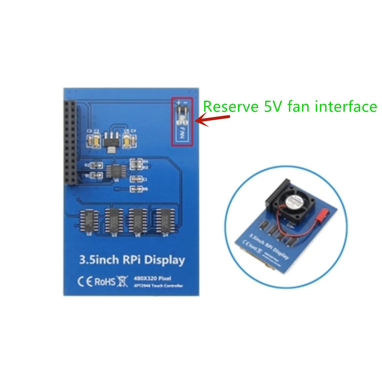 3,5 Zoll Raspberry Pi Touchscreen LCD-Display 320X480 Für Raspberry Pi – Bild 5