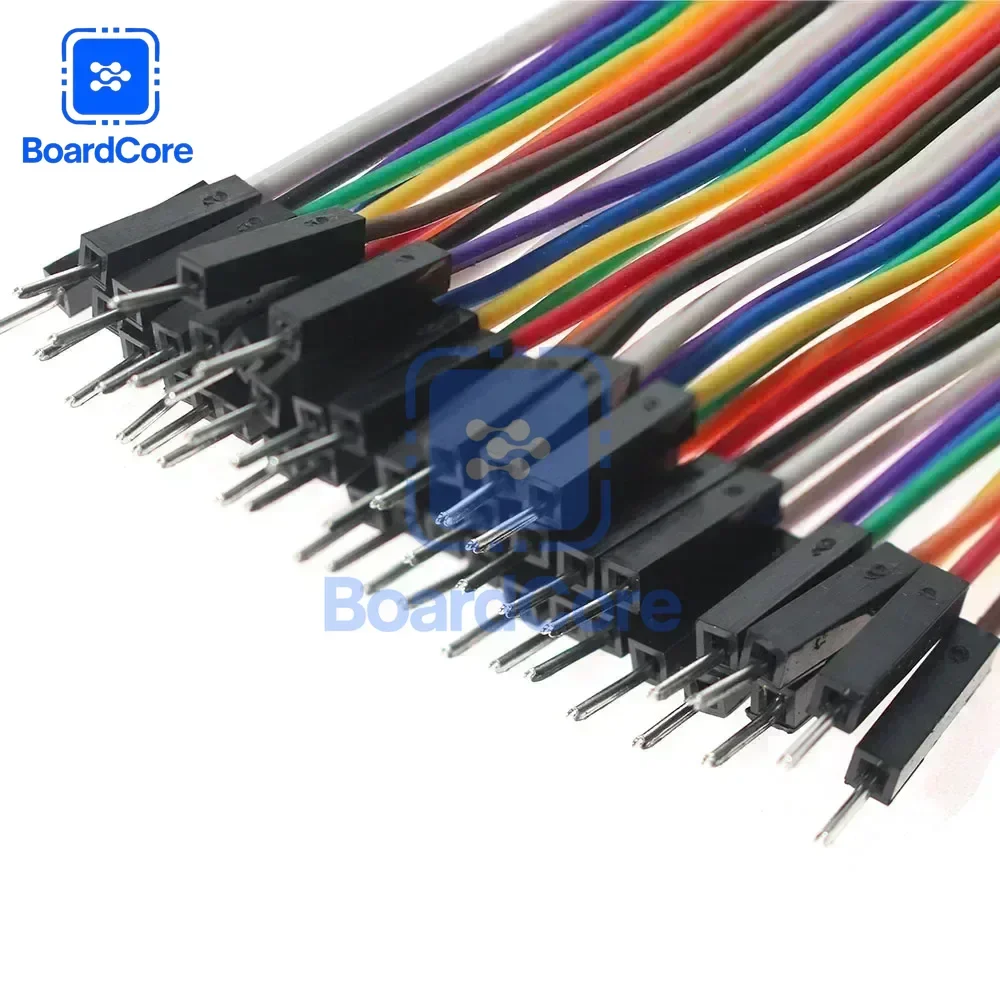 40-poliges Dupont-Draht-Set, Stecker auf Stecker + Stecker auf Buchse – Bild 5