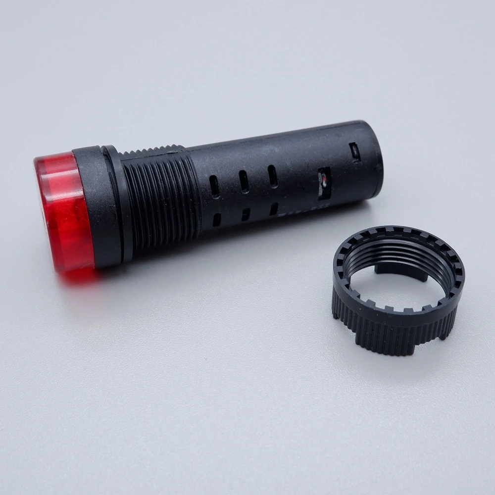 Summer 16mm Strobe Summer Alarm Kontroll leuchte Sound gelb rot grün – Bild 4