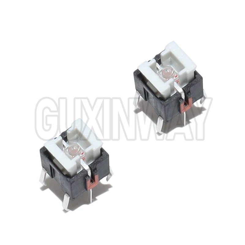 6X6X7 MM Mikroschalter/Schlüssel 6*6*7,2mm Iight Touch Schalter 6*6*7 H Taktile Schalter Mit LED (10 Stück)