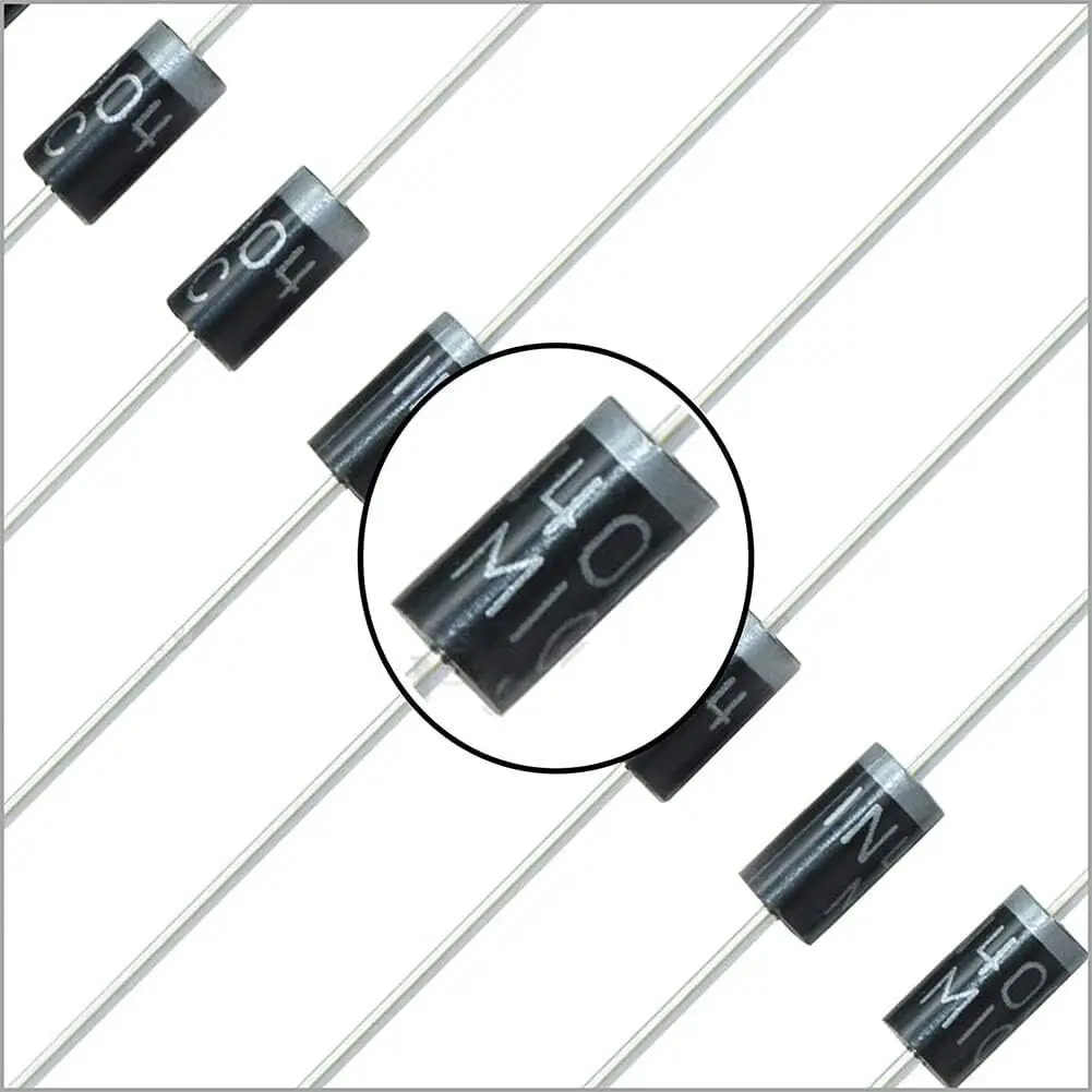1N4007 Gleichrichterdiode 1A 1000V DO-41 (DO-204AL) 4001 4004 IN4007 1 Ampere 1000 Volt Elektronische