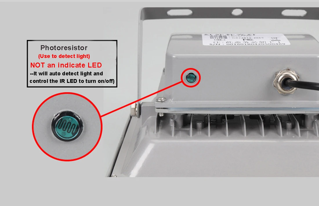 6 LEDs 60 m 850 nm IR-Beleuchtungslicht IR Infrarot 940 nm Licht LED – Bild 5