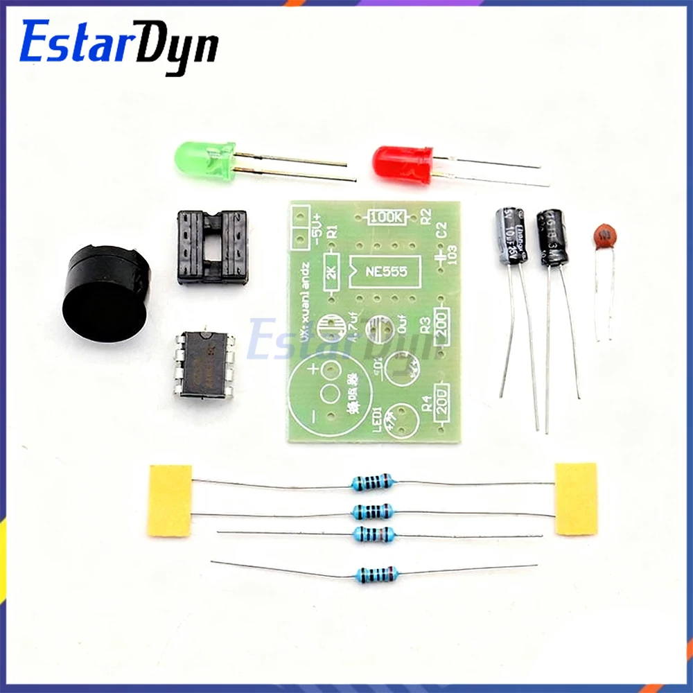 NE555 Astable Multivibrator Kit NE555P Nicht stabile Schaltung Dual – Bild 3