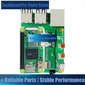 TechHP Raspberry Pi Zero 2W - optionales Kit: Zero 2W, 3-USB-RJ45-Adapterplatine + 32-GB-SD-Karte