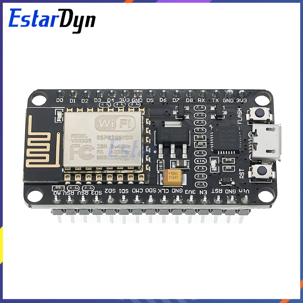 Drahtloses Modul CH340/CP2102/CH9102X NodeMcu V3 V2 Lua WIFI Internet – Bild 3