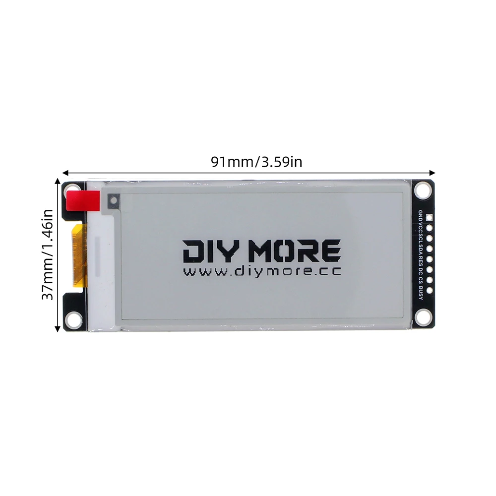2,9 Zoll E-Paper-Display-Modul 296x128 SPI SSD1680Z E-Ink-Bildschirm – Bild 6