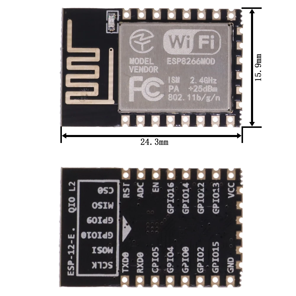 ESP8266 ESP-12F Serielles WLAN-Modul ESP-01 ESP-07 ESP-12S ESP-12E – Bild 4