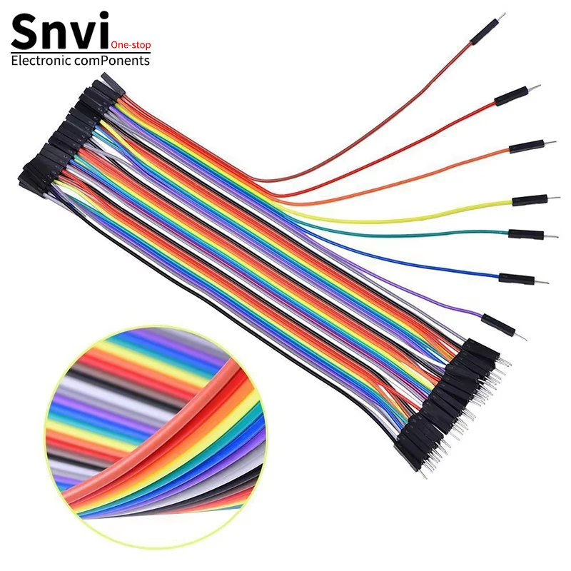 40-Pin Dupont Jumper-Kabel-Set 10cm 20cm 30cm 40cm Stecker zu Stecker – Bild 6