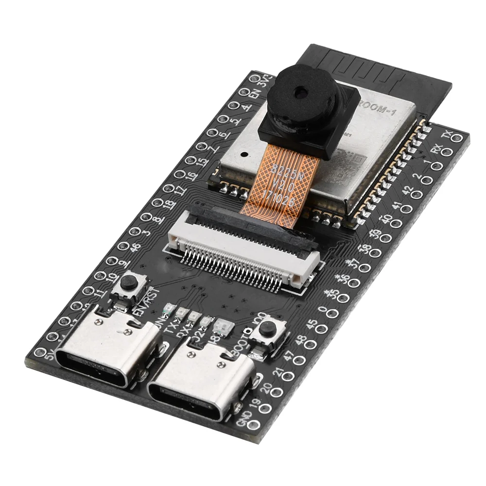 ESP ESP32-S3 CAM WiFi Bluetooth Development Board Modul onboard ESP32-S3 N16R8 dual TYPE-C OV2640