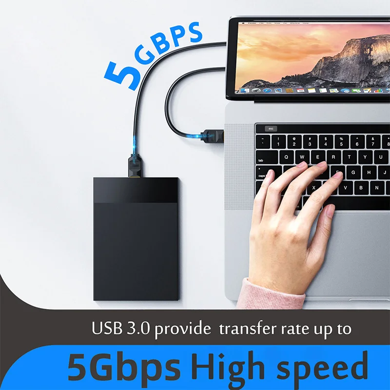 USB 3.0/2.0-Verlängerungskabel, Stecker auf Buchse – Bild 4