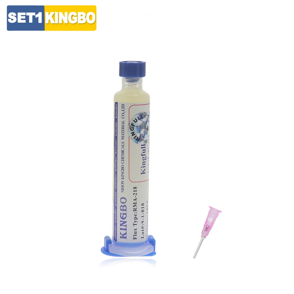 KINGBO RMA-218 10cc Lotflussmittel Lötkolben Schweißflussmittel Unterhaltungselektronik Reparatur Lotpaste