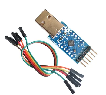 USB 2,0 zu TTL UART 6PIN Module Serial Converter CP2104 STC PRGMR Ersetzen CP2102 Mit Dupont Kabel