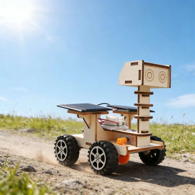 Solarbetriebenes Mondfahrzeug-Bildungs- und Wissenschaftsprojekt-Set – Bild 5