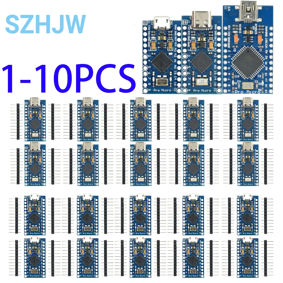 Typ-c MICRO USB ATMEGA32U4 Modul 5V 16MHz Board Für Arduino ATMEGA32U4-AU/MU Controller Pro-micro Ersetzen Pro