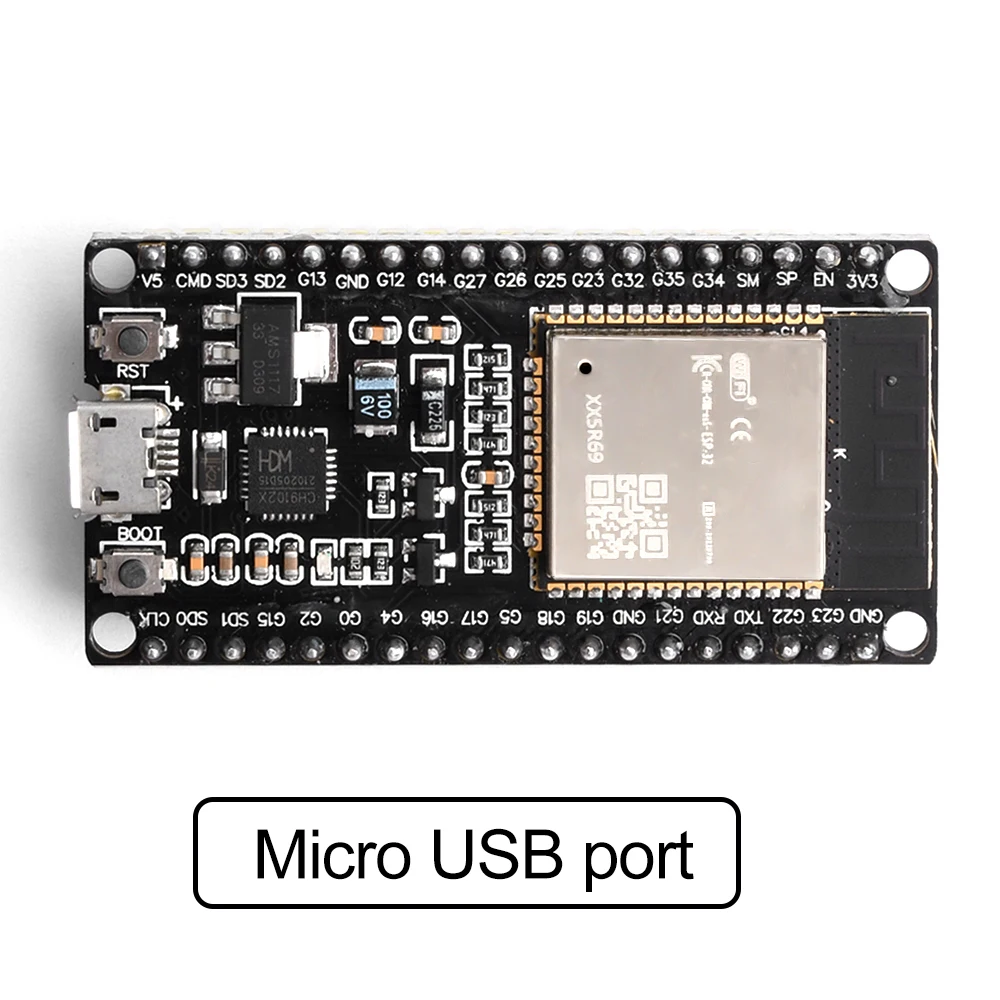 ESP32 Entwicklungsboard Dual-Core WiFi+Bluetooth-Modul mit geringem Stromverbrauch WiFi NodeMCU Prozessor