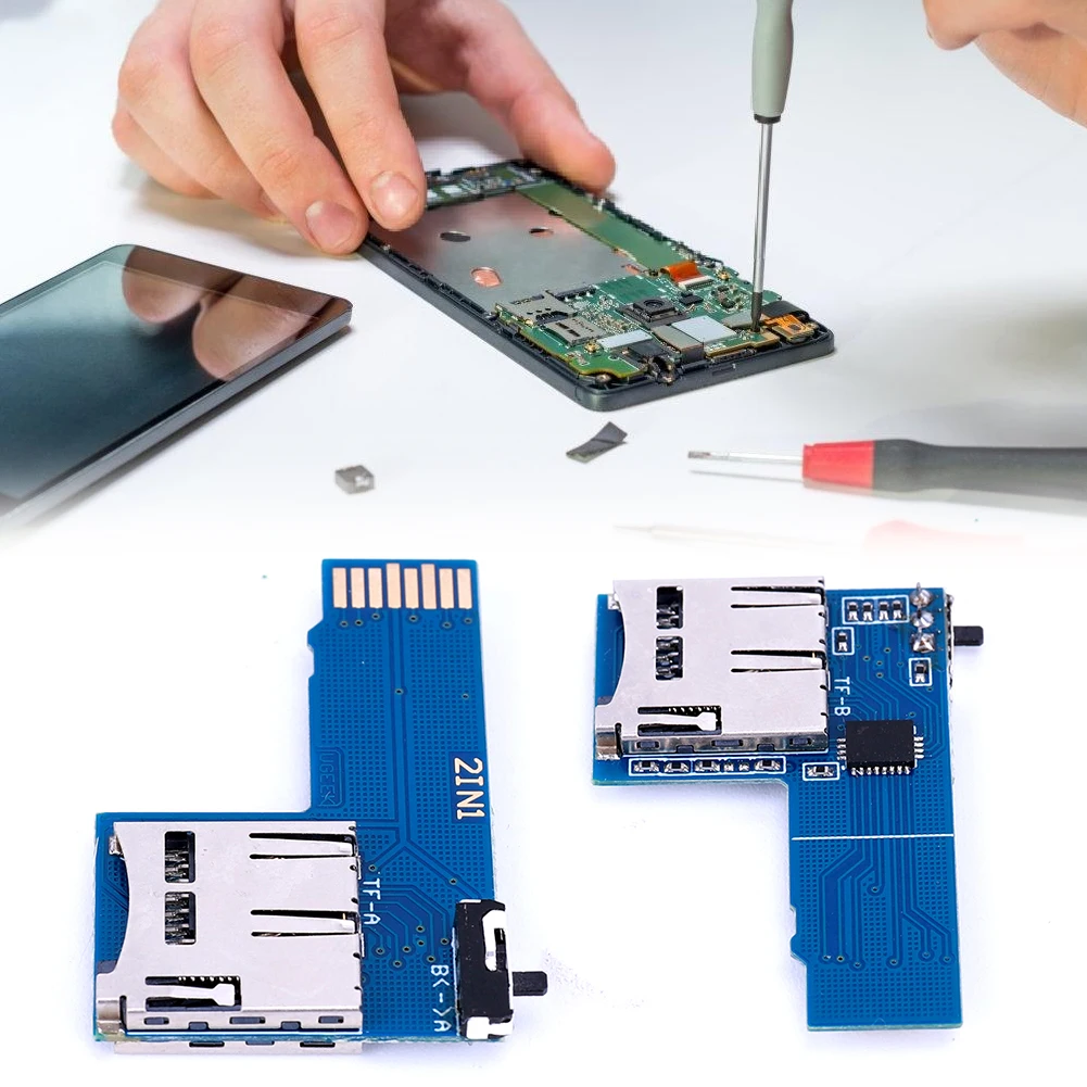2-in-1 Dual-System-Adapter für Micro SD/TF-Karten – Bild 3