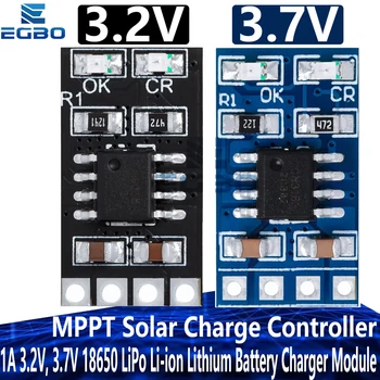 MPPT Solar Laderegler 1A 3,2 V, 3,7 V 18650 LiPo Li-Ion Lithium Batterie Ladegerät Modul SD05CRMA Solar Panel