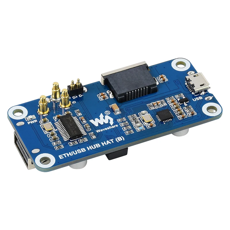 Raspberry Pi Zero Ethernet USB HUB HAT (B) Erweiterungsplatine 4x – Bild 3