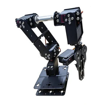 Roboterarm-Rahmen-Kit MG996 6 Dof Programmierbarer Roboterarm DIY-Kit für Arduino Raspberry Pi Roboter