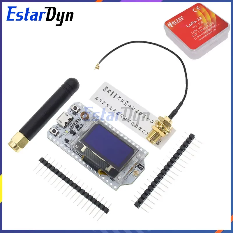 SX1276 ESP32 LoRa 868 MHz-915 MHz 0,96 Zoll blaues OLED-Display – Bild 4