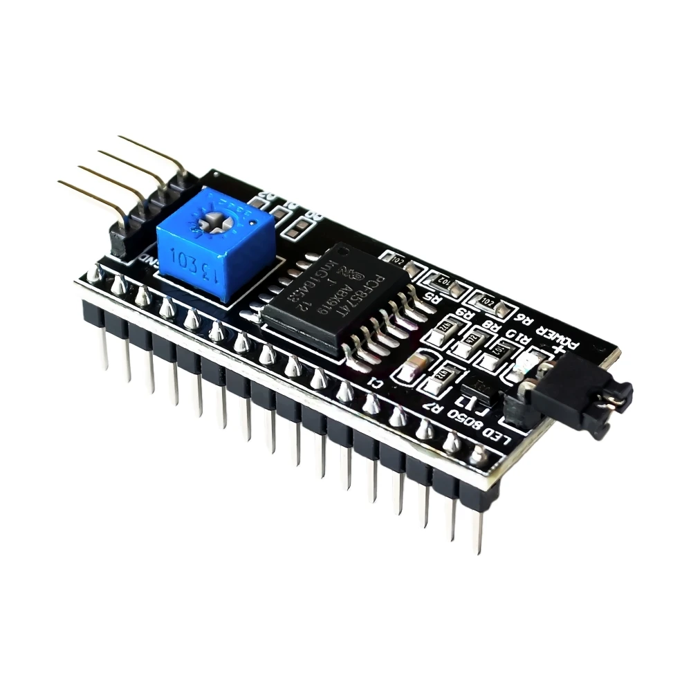 LCD1602 I2C LCD-Modul Blau/Gelb Grüner Bildschirm 16x2 Zeichen LCD-Display 5V PCF8574 IIC-Adapter Llate