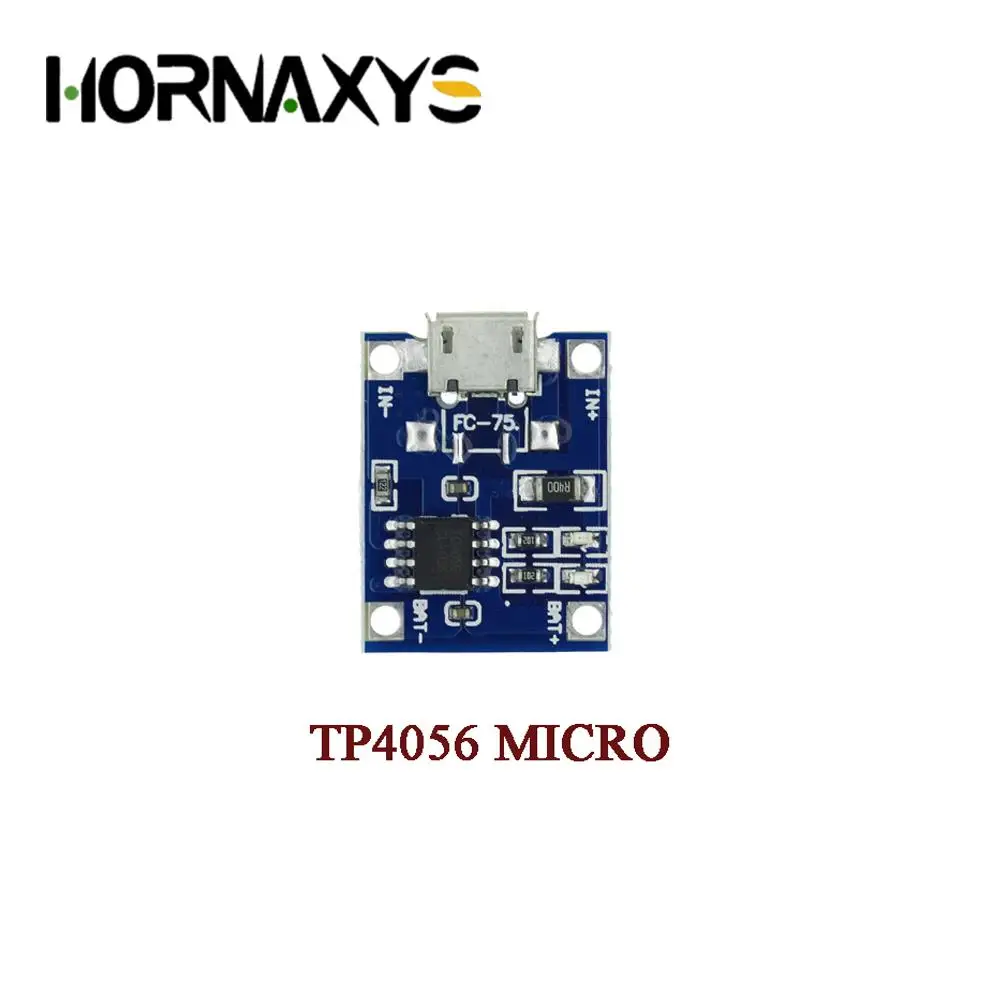 Mini/Micro/Typ-C USB 5V 1a 18650 tp4056 Lithium-Batterie lade modul Lade karte mit Schutz Doppel (100 Stück)