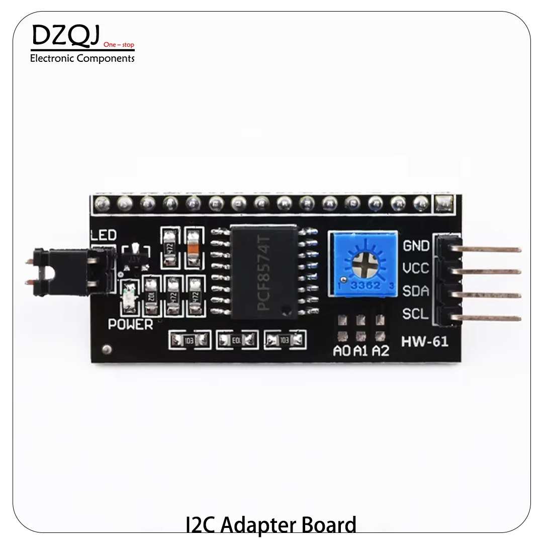 LCD1602 1602A 16x2 Zeichen-Displaymodul Blau Gelb Grün Grau Hintergrundbeleuchtung PCF8574 I2C-Schnittstelle