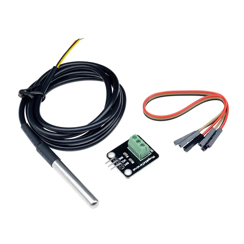 DS18B20 Temperatursensormodul-Kit, wasserdicht, 100 cm, digitales – Bild 3