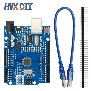 UNO R3 CH340G MEGA328P Chip UNO R3 mit USB-KABEL ATMEGA328P-AU Entwicklungsboard 16 MHz für Arduino