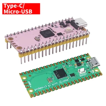 Raspberry Pi Pico Entwicklungsboard RP2040 Dual-Core 264KB Stromsparende Mikrocomputer USB-C-Schnittstelle