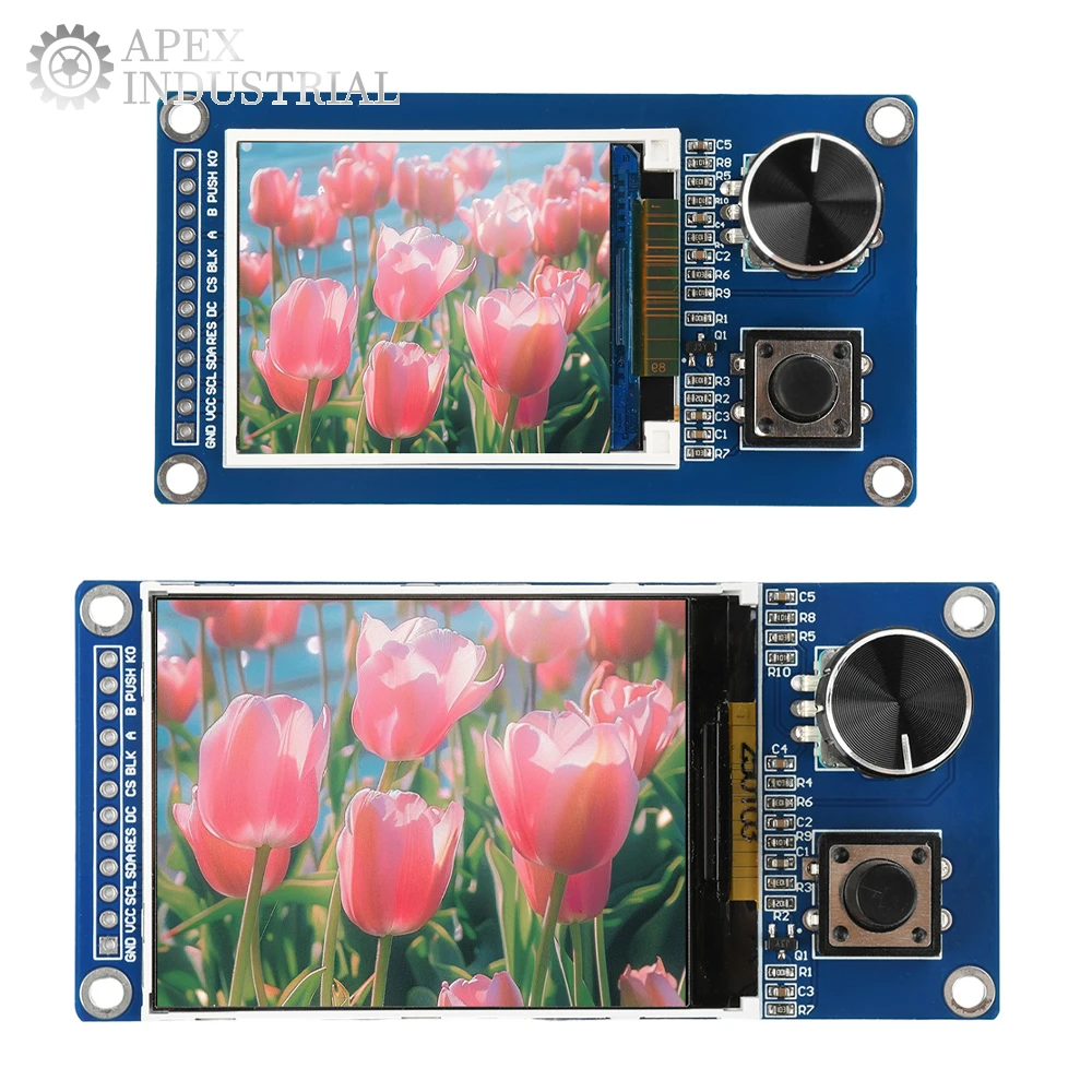 1,8/2,4 Zoll 128x160 320x240 SPI Display Bildschirm TFT Modul mit EC11 Drehgeber LCD Modul PCB Adapter