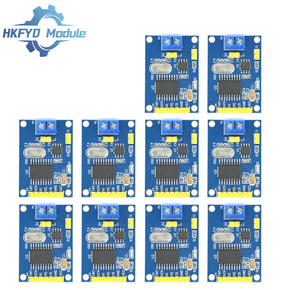 MCP2515 CAN-Bus-Modul mit TJA1050 1 Mbit/s SPI für Arduino STM32 8051