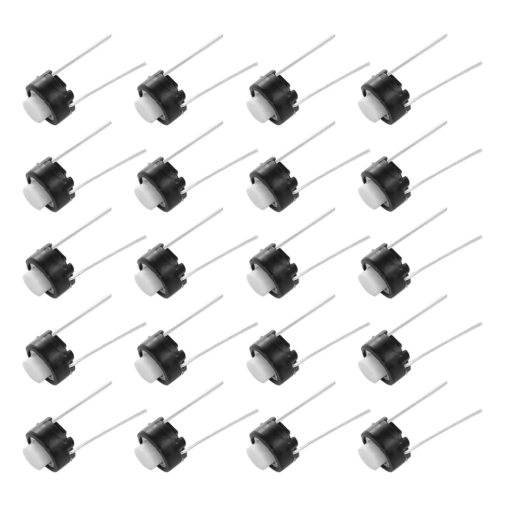 Runder Mini Mikro-Momentschalter 6*6*5mm Zubehör Drucktastenschalter Taktiler Knopf Taktiler Druckschalter