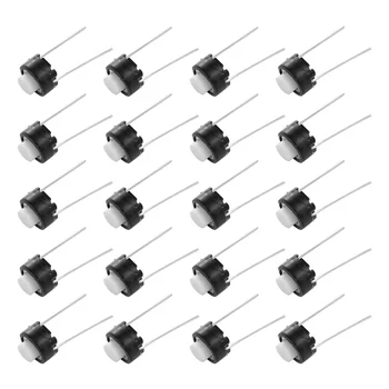 Runder Mini Mikro-Momentschalter 6*6*5mm Zubehör Drucktastenschalter Taktiler Knopf Taktiler Druckschalter