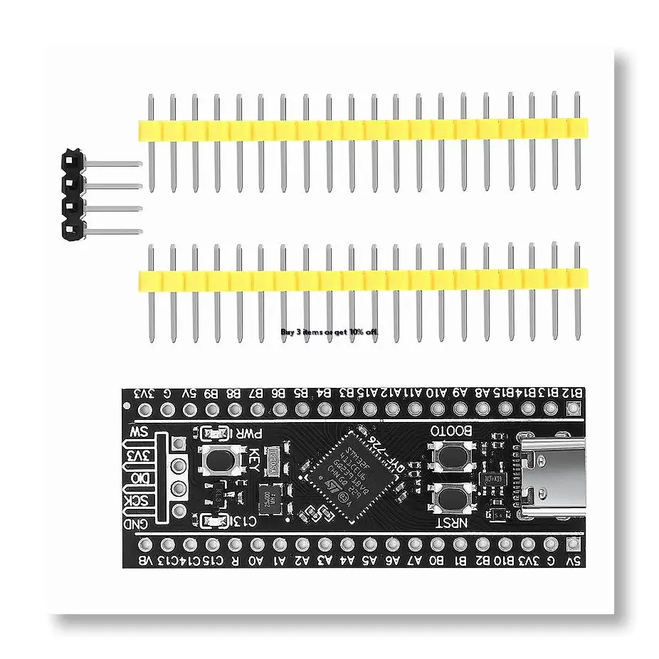 ✱ STM32F411 Entwicklungsboard, STM32F411CEU6 STM32F4 Lernboard, Unterstützung