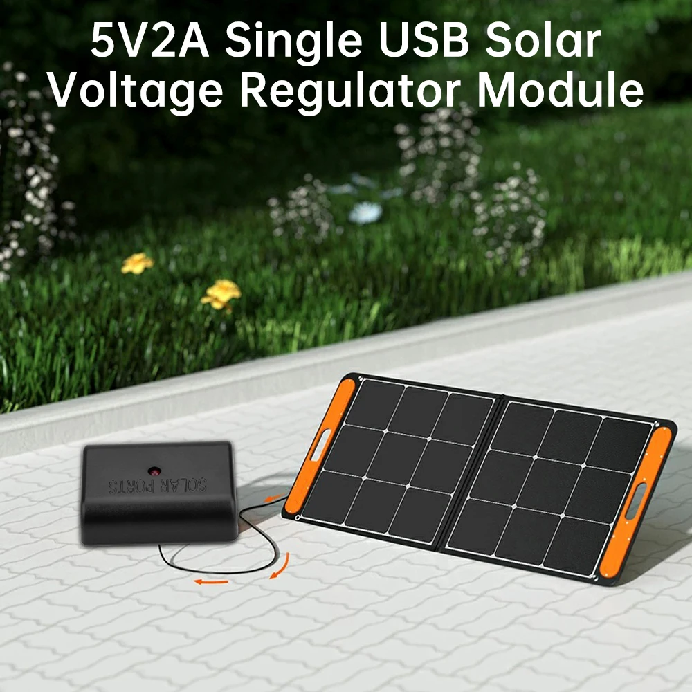 5V 2A Solar Panel Power Bank USB Ladespannung Controller Regler 5-22V – Bild 4