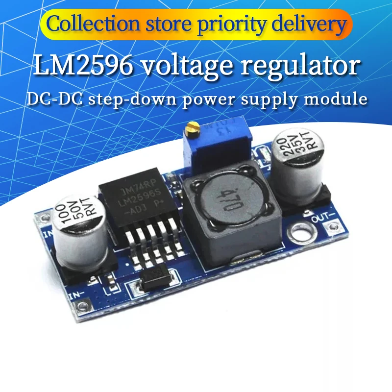 LM2596S DC-DC schritt-down power supply module 3A einstellbare schritt-down modul LM2596 spannung regler 24V