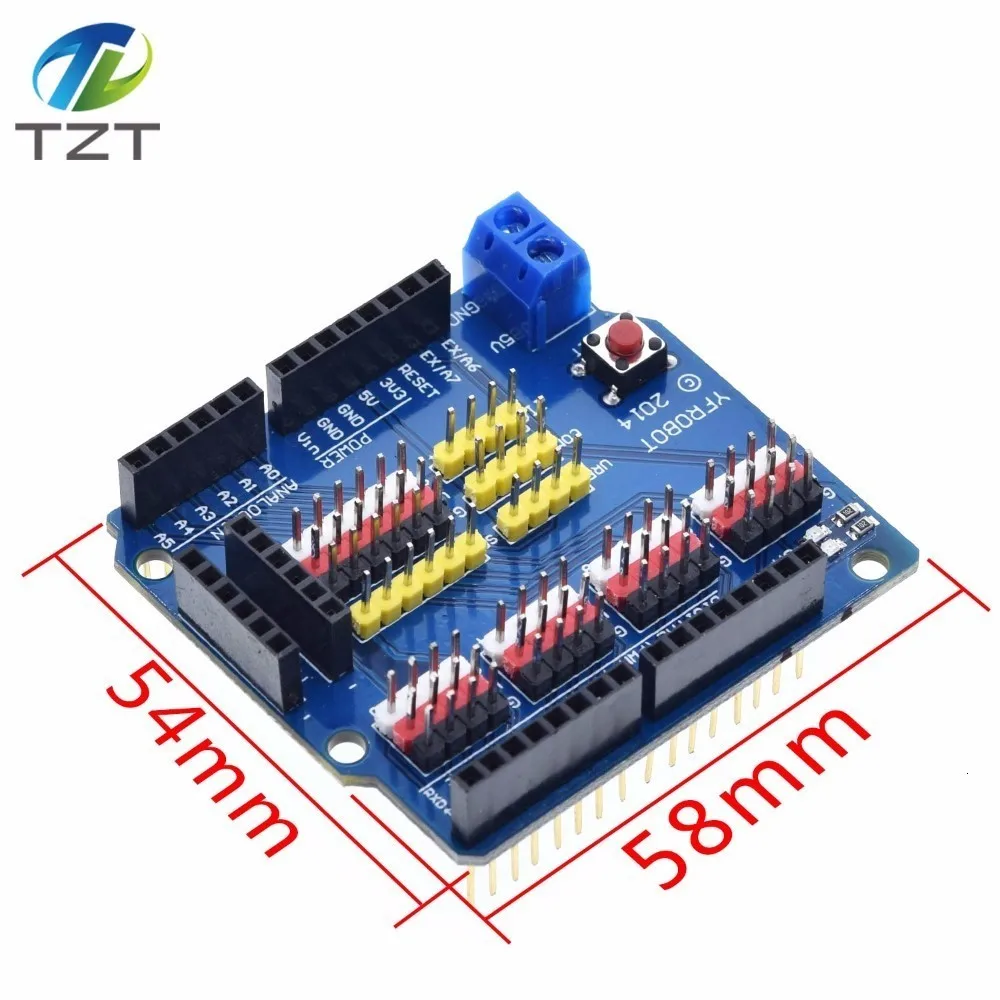 DIYTZT V5 Sensor Shield Expansion Board Shield für Arduino UNO R3 V5.0 – Bild 2