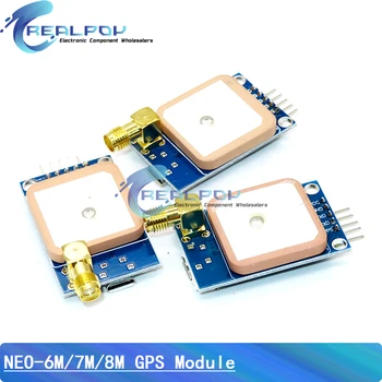 GPS NEO-6M NEO-7M NEO-8M Satellitenpositionierungsmodul-Entwicklungsplatine für Arduino STM32 C51 51 MCU